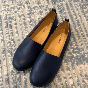 comfortview Navy Slip-On Comfort Flats
